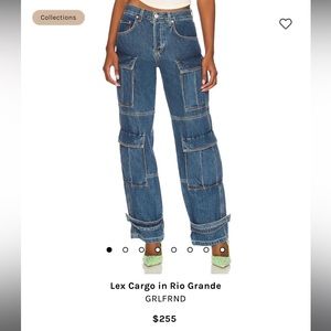 GRLFRND Lex Cargo Jeans in Rio Grande size 26